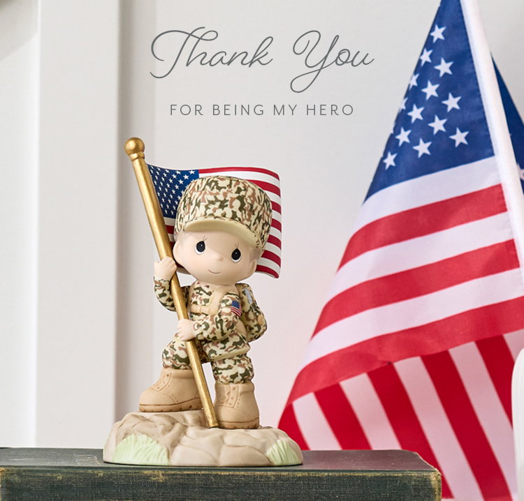 Thank You For Being My Hero Boy Figurine