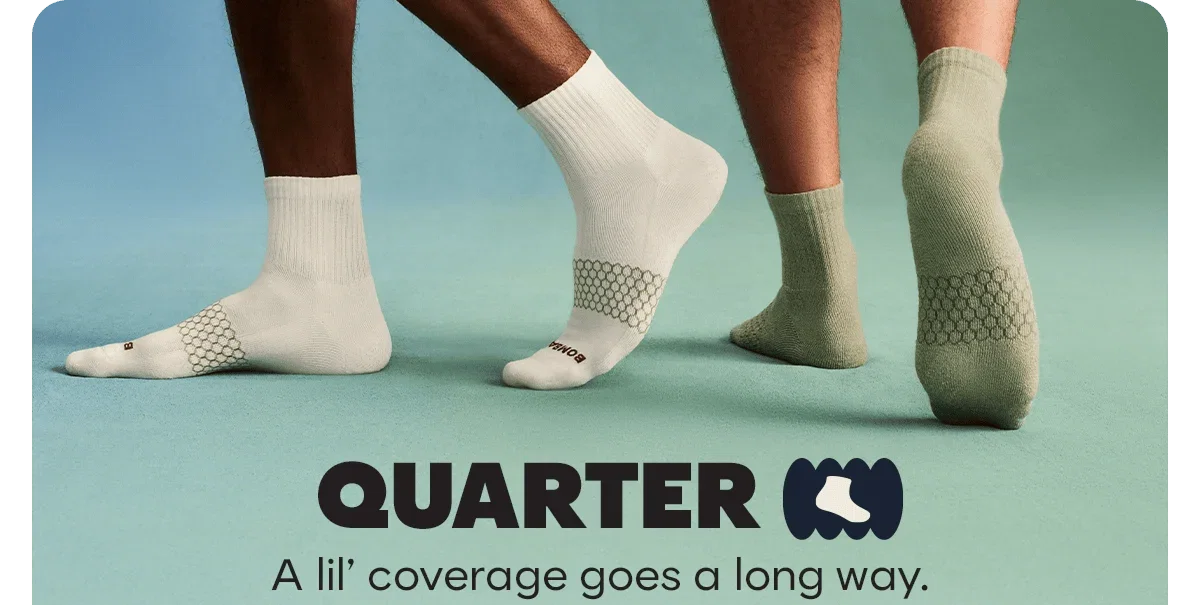 QUARTER. A lil' coverage goes a long way.