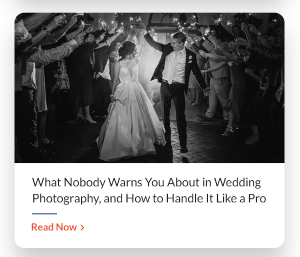 What Nobody Warns You About in Wedding Photography, and How to Handle It Like a Pro