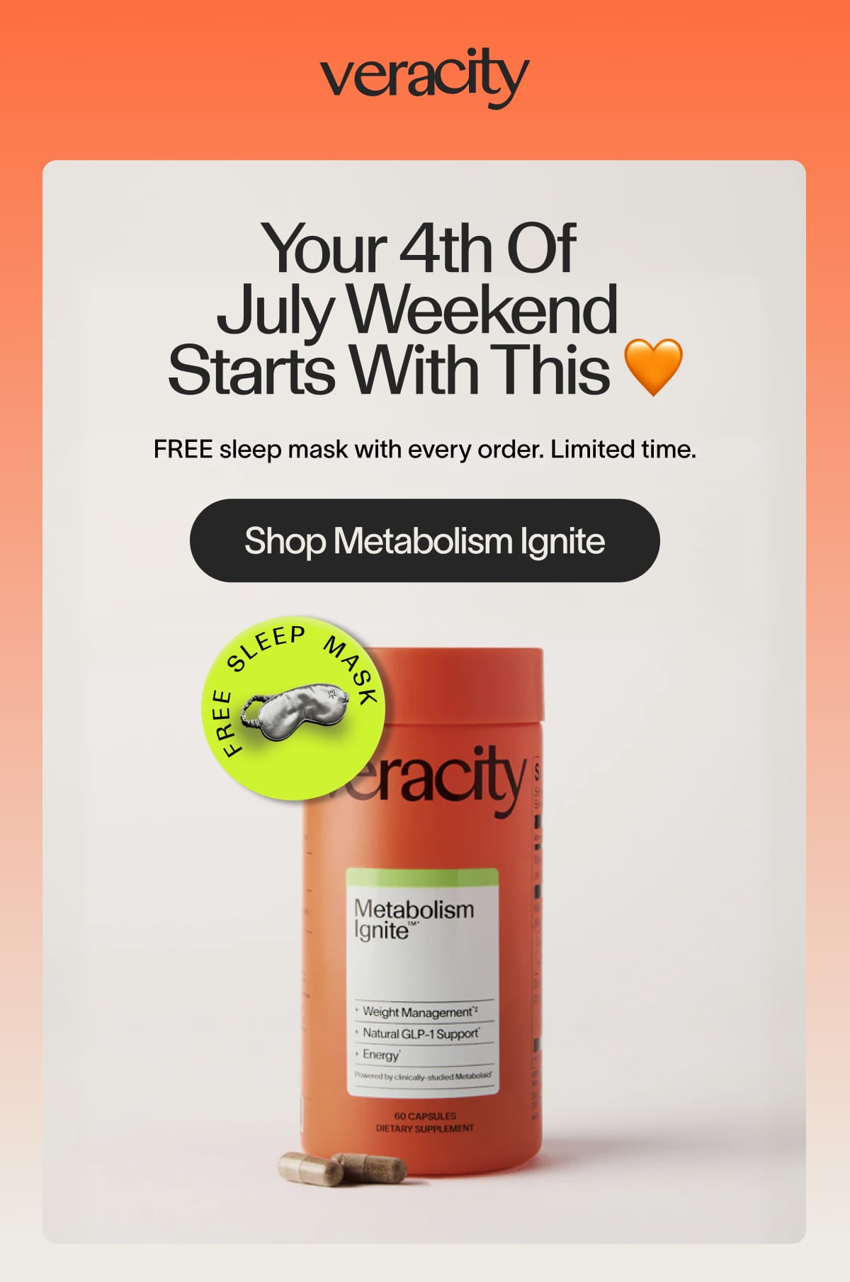 Your 4th Of  July Weekend  Starts With This 🧡
