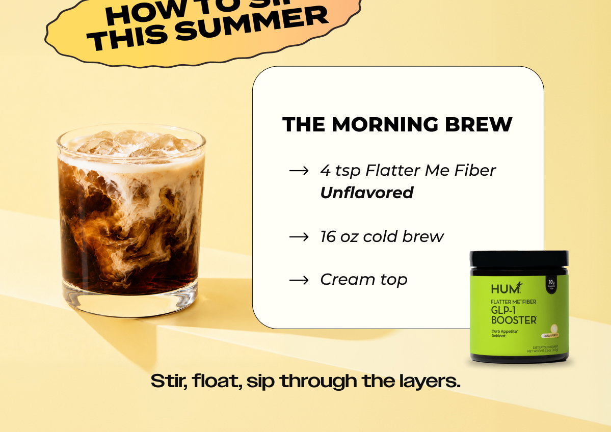 Flatter Me Fiber - GLP-1 Booster made for summer moments
