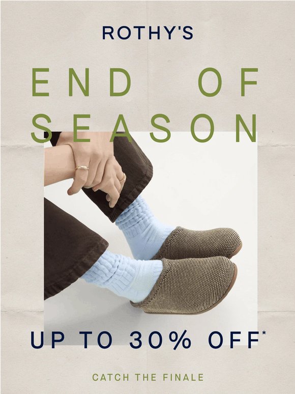 Select clogs on sale. Yes, really.