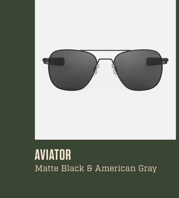 Aviator - Military Special Edition - Matte Black