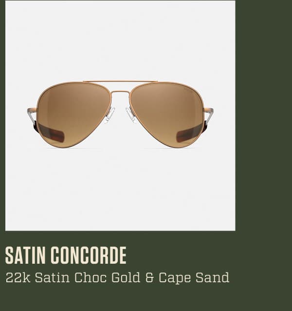 Concorde - 22k Satin Chocolate Gold & Cape Sand
