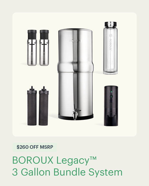BOROUX Legacy 3 Gallon System