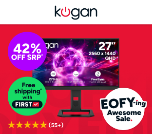 Kogan Omega 27" QHD IPS 240Hz 1ms Gaming Monitor Product Image