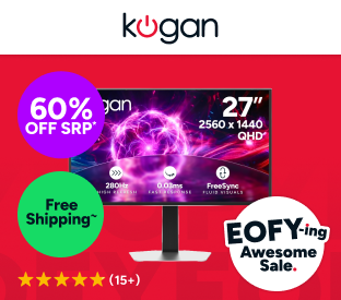Kogan Omega 27" QHD QD-OLED 280Hz 0.03ms Gaming Monitor  Product Image