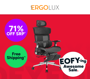 Ergolux Pro Max Ergonomic Mesh Office Chair with Footrest  Product Image