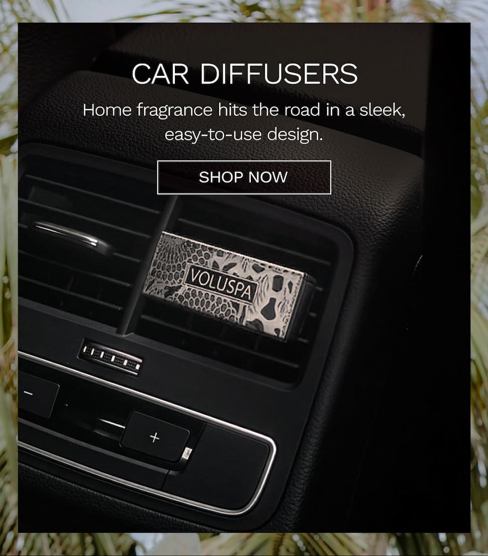 Car Diffusers. Home fragrance hits the road in a sleek, easy-to-use design. Shop now.