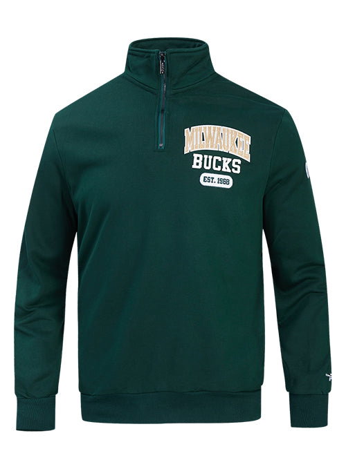Pro Standard City Arch Milwaukee Bucks 1/4-Zip Sweatshirt