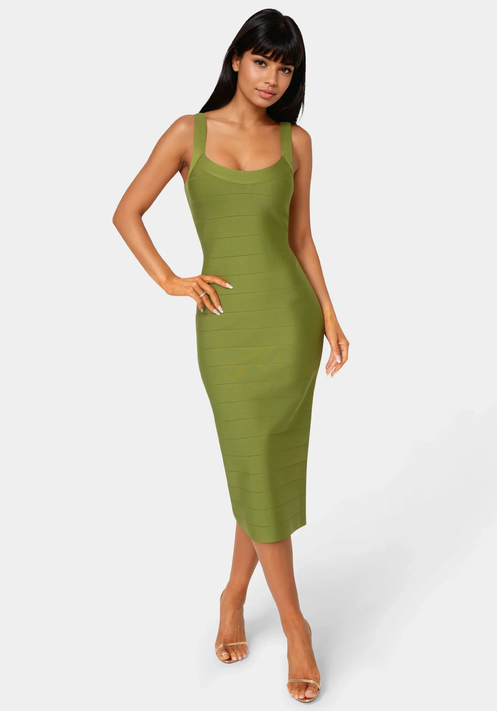 Image of Bandage Midi Tank Dress