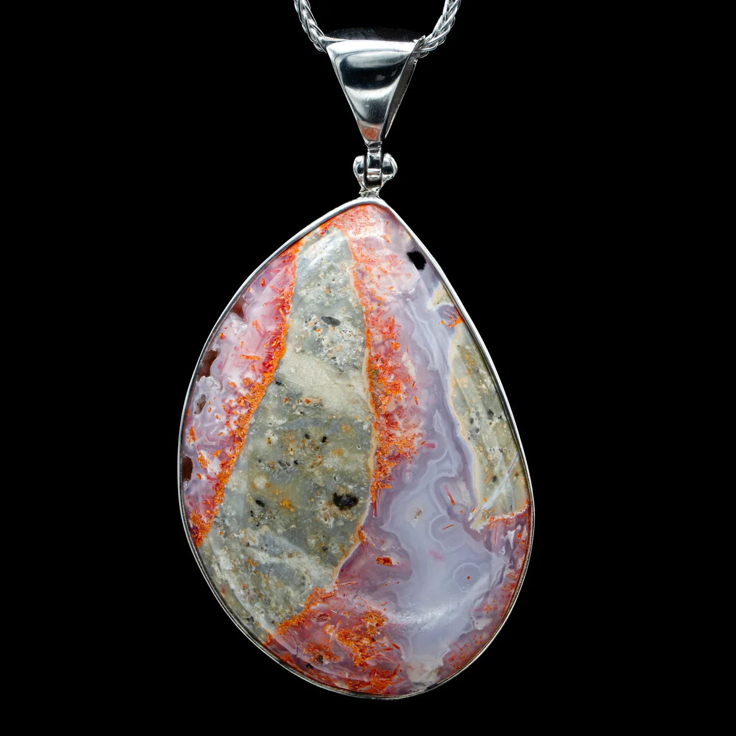 Image of Magma Chalcedony Pendant - 1.494"