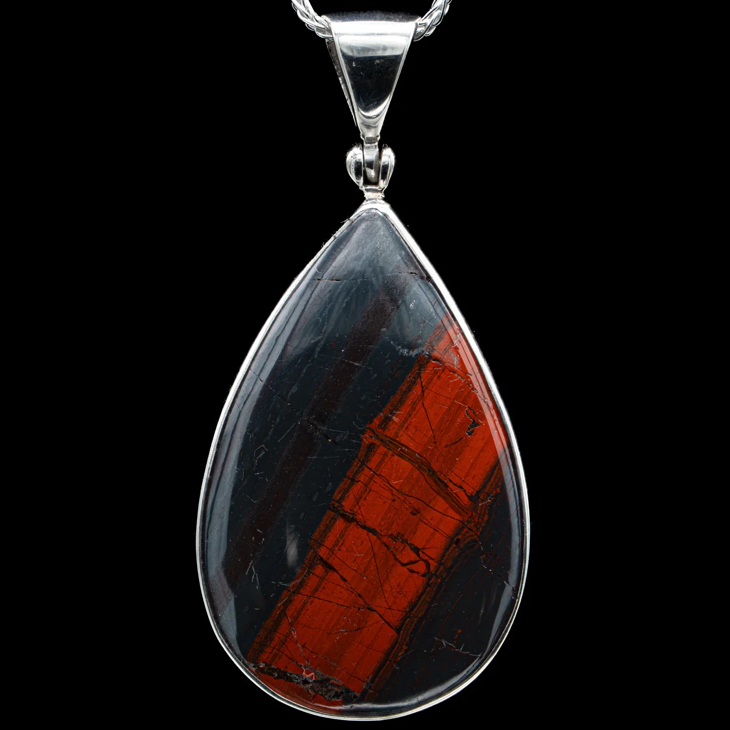 Image of Arizona Hematite Jasper Pendant - 1.352"