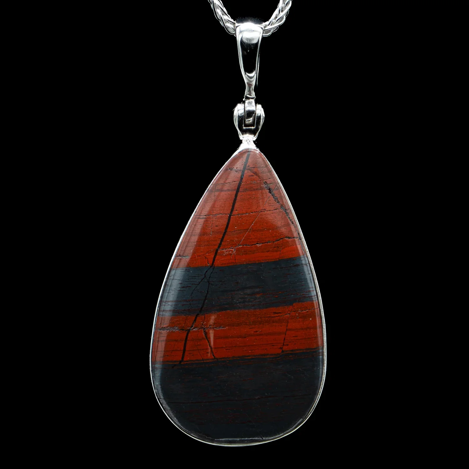 Image of Imperial Jasper Pendant - 1.064"