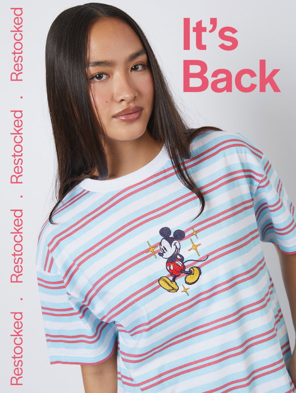 Back In Stock: That Mickey Tee And All Your Faves