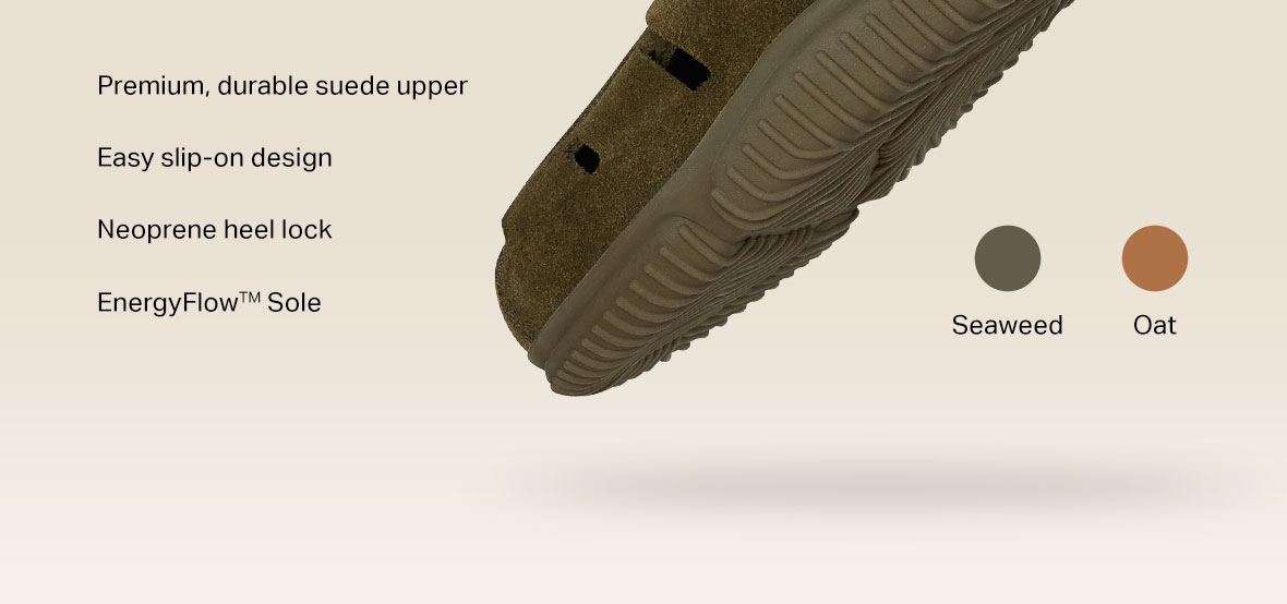Premium, durable suede upper