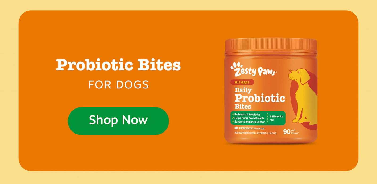 Probiotic Bites for Dogs: Add to Cart