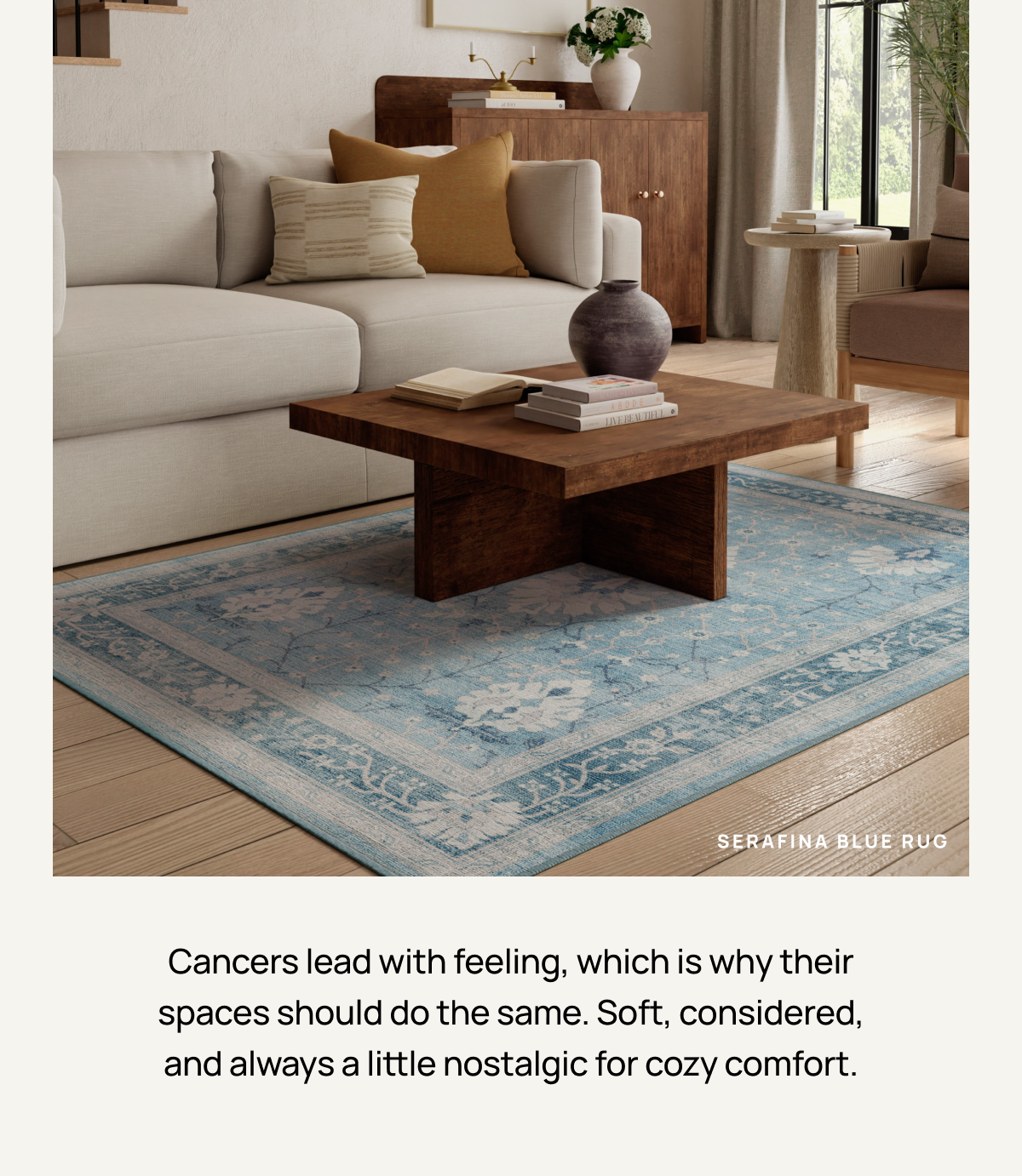 Serafina Blue Rug 