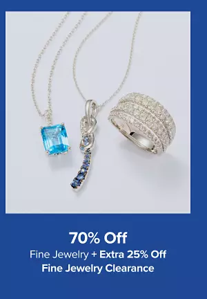 70% off fine jewelry. Plus, extra 25% off fine jewelry clearance. Shop now.