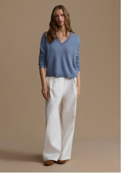 Flynn Cashmere V-Neck