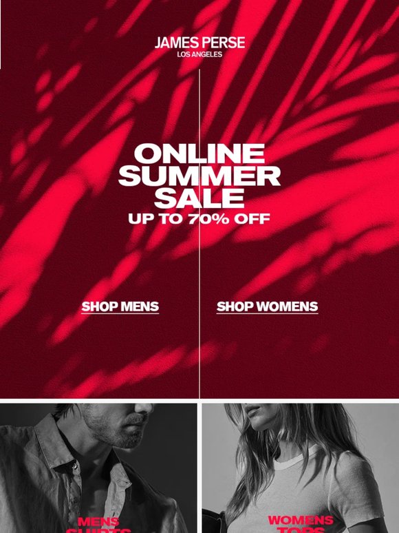 Exclusive Online Summer Sale
