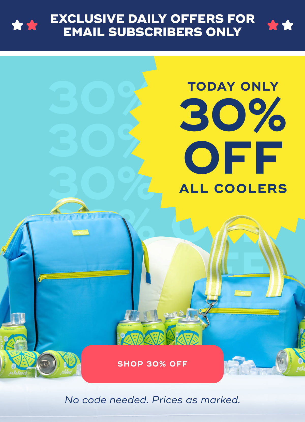 EXCLUSIVE DAILY OFFERS FOR EMAIL SUBSCRIBERS ONLY TODAY ONLY 30% Off