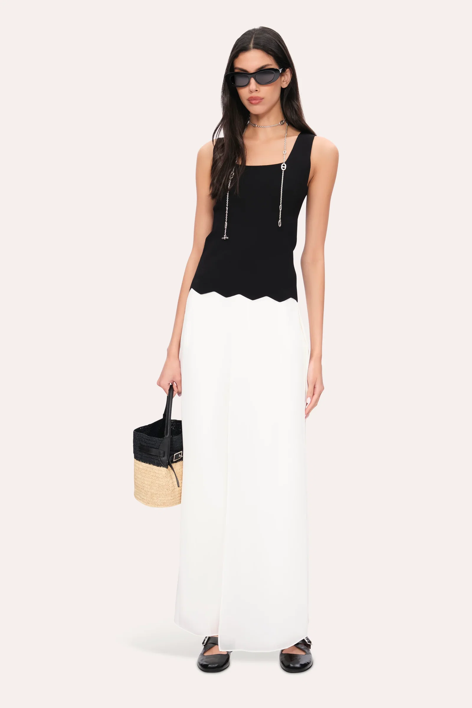 Image of Scallop Hem Tank