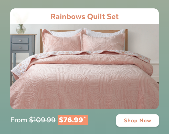 Shop Rainbows Quilt Set