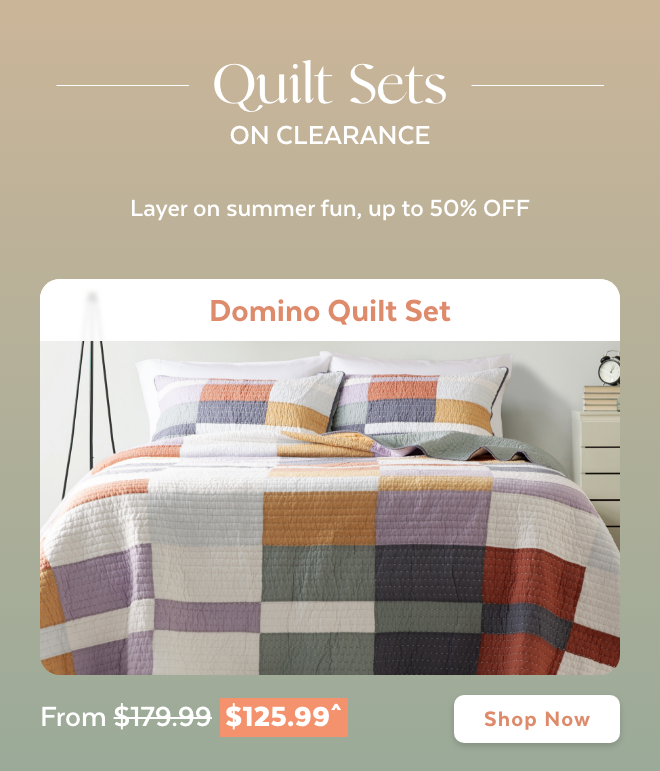 Shop Domino Quilt Set
