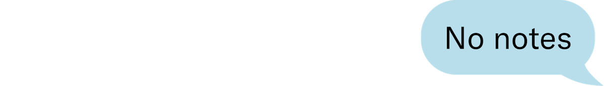 No Notes Image 