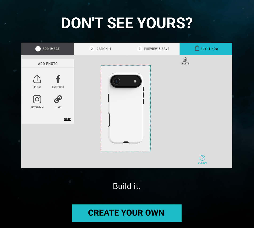 Not vibing with the trends? Build your own! 3 simple steps to get your custom skin - SHOP NOW