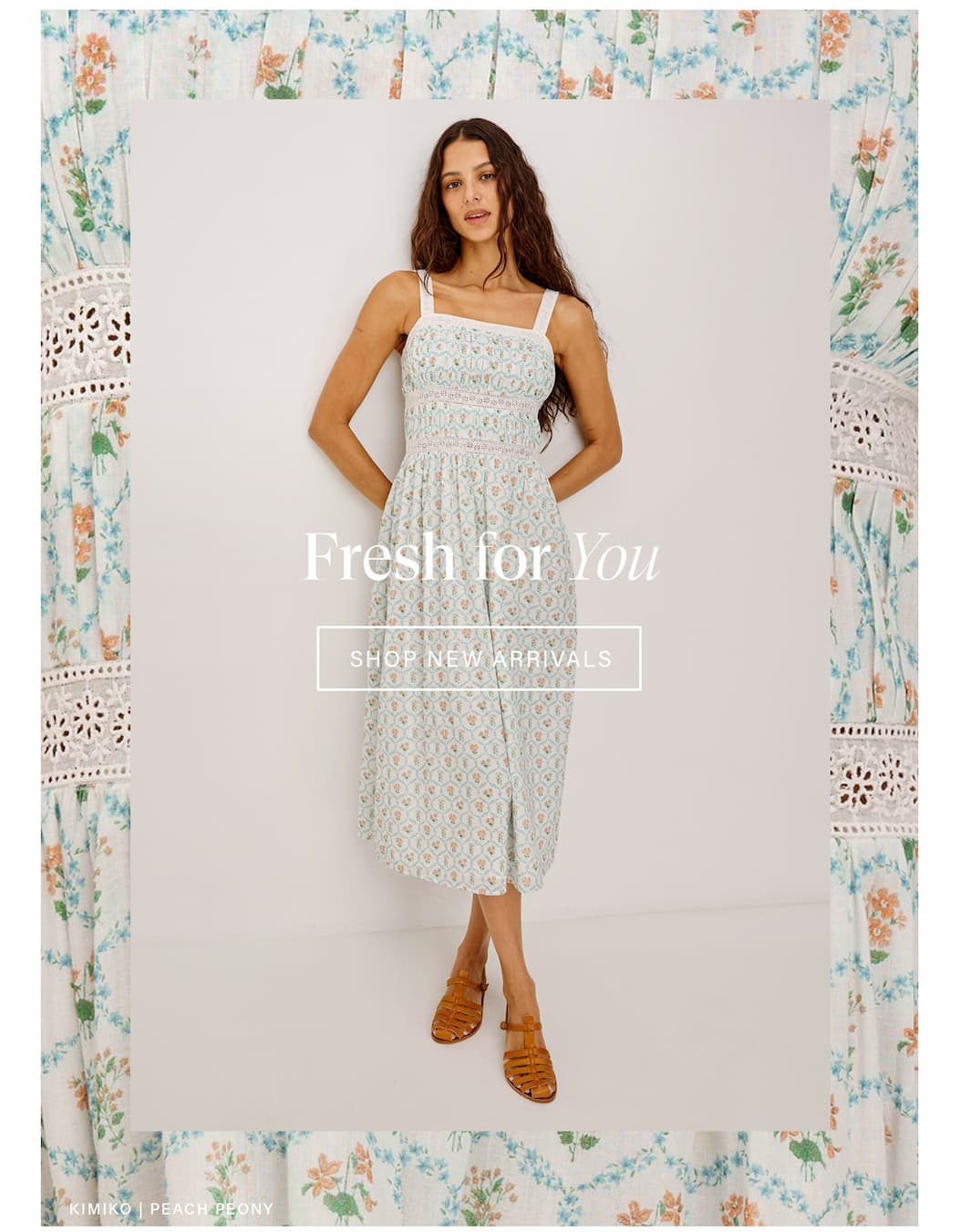 Kimiko Peach Peony | Shop New Arrivals