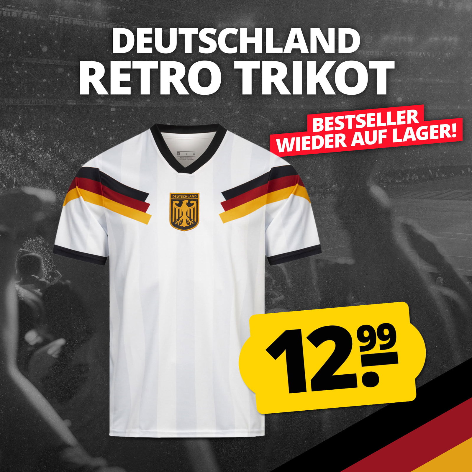 Deutschland "Retro History" JELEX Herren Heim Trikot