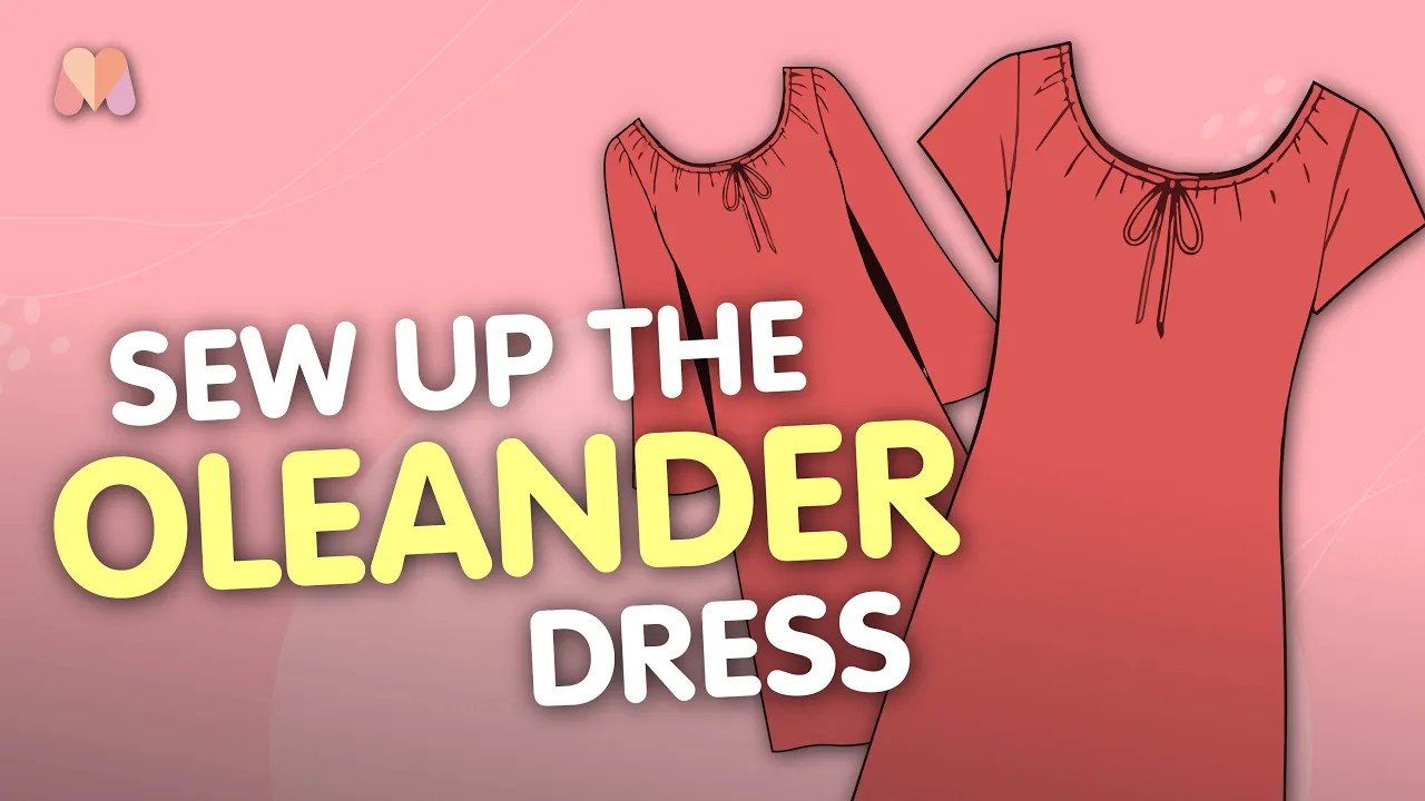 Sew the Now and Then Patterns Oleander Dress with Jo