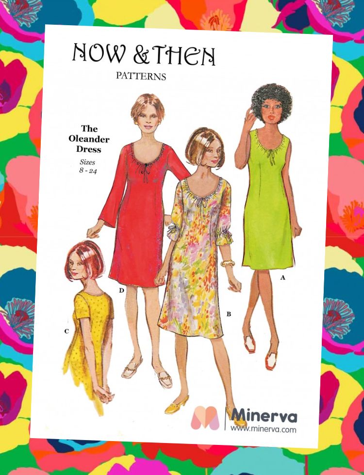 Now and Then Patterns Sewing Pattern The Oleander Dress