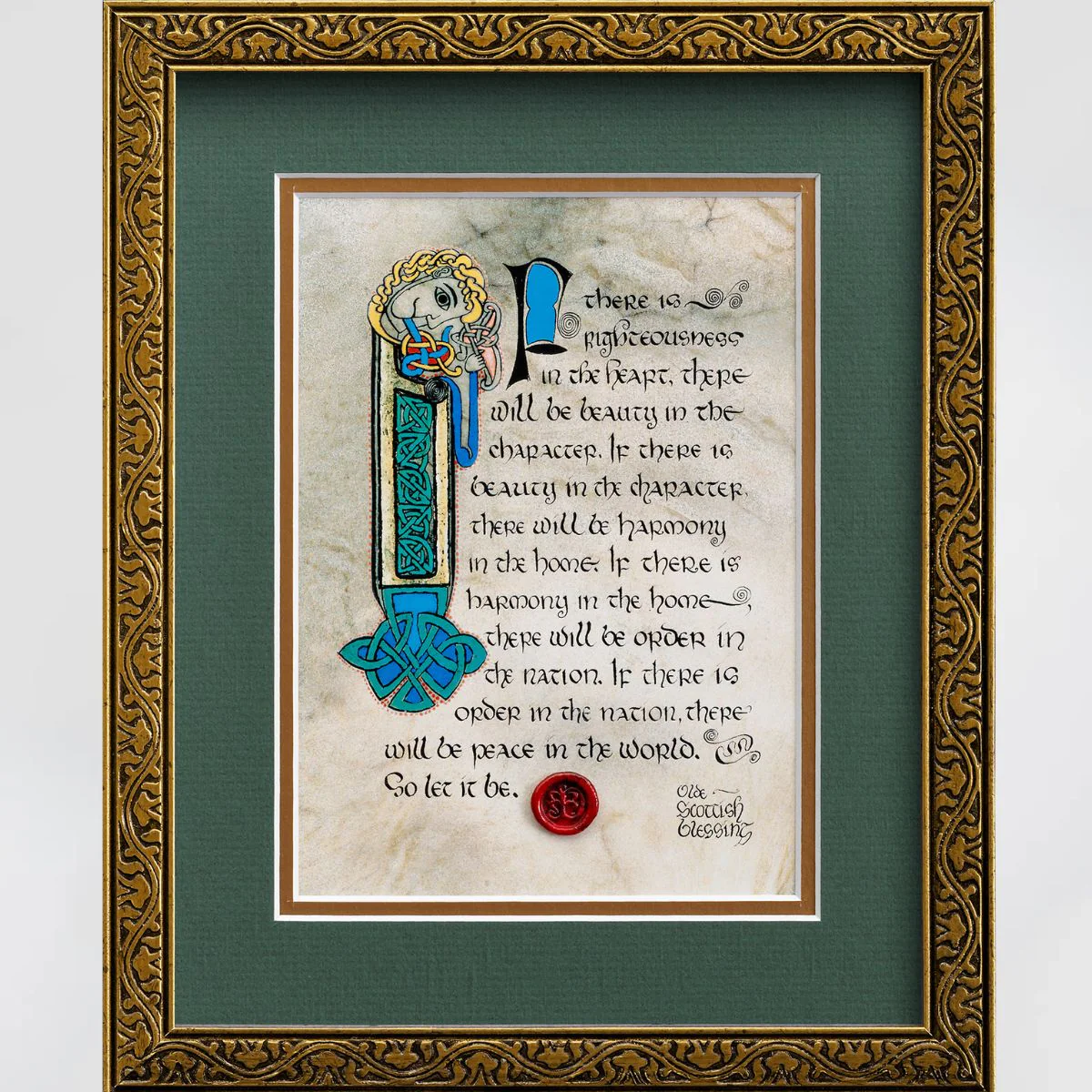 Image of Traditional Scottish Blessing Wall Art
