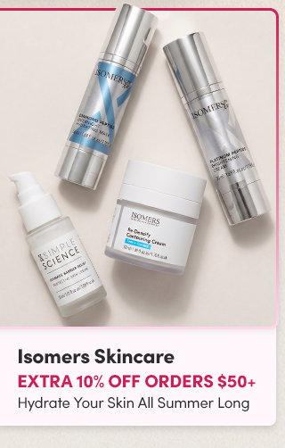 Isomers Skincare | Extra 10% Off All Isomers Skincare Orders $50+ This Weekend Only