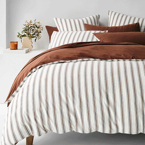 Arlo cotton stonewash quilt cover set