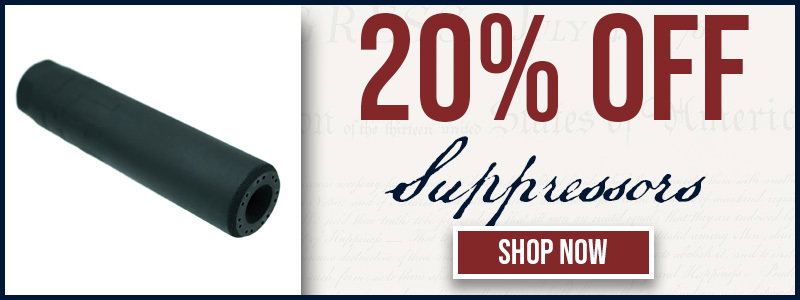 20% OFF SUPPRESSORS - SHOP NOW
