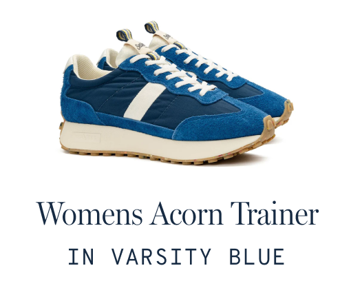 Womens Acorn Trainer in Varsity Blue