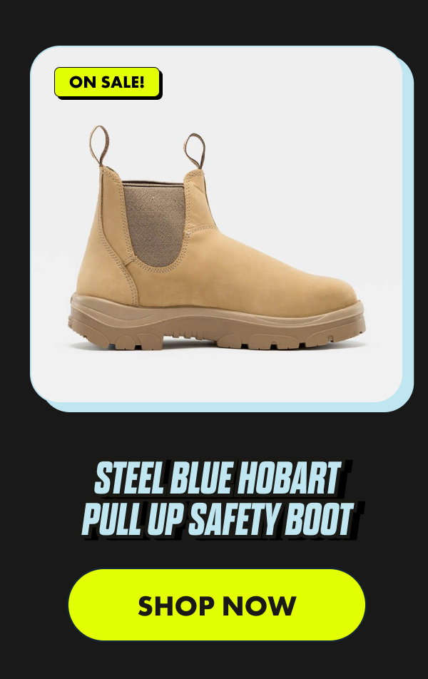 Steel Blue Hobart Pull Up Safety Boot | SHOP NOW 