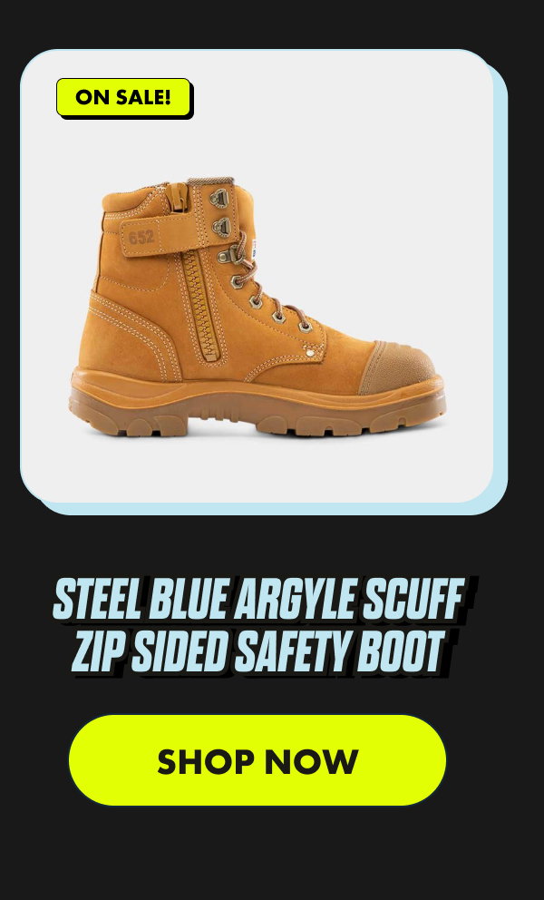 Steel Blue Argyle Zip Scuff Cap Boot  | SHOP NOW 