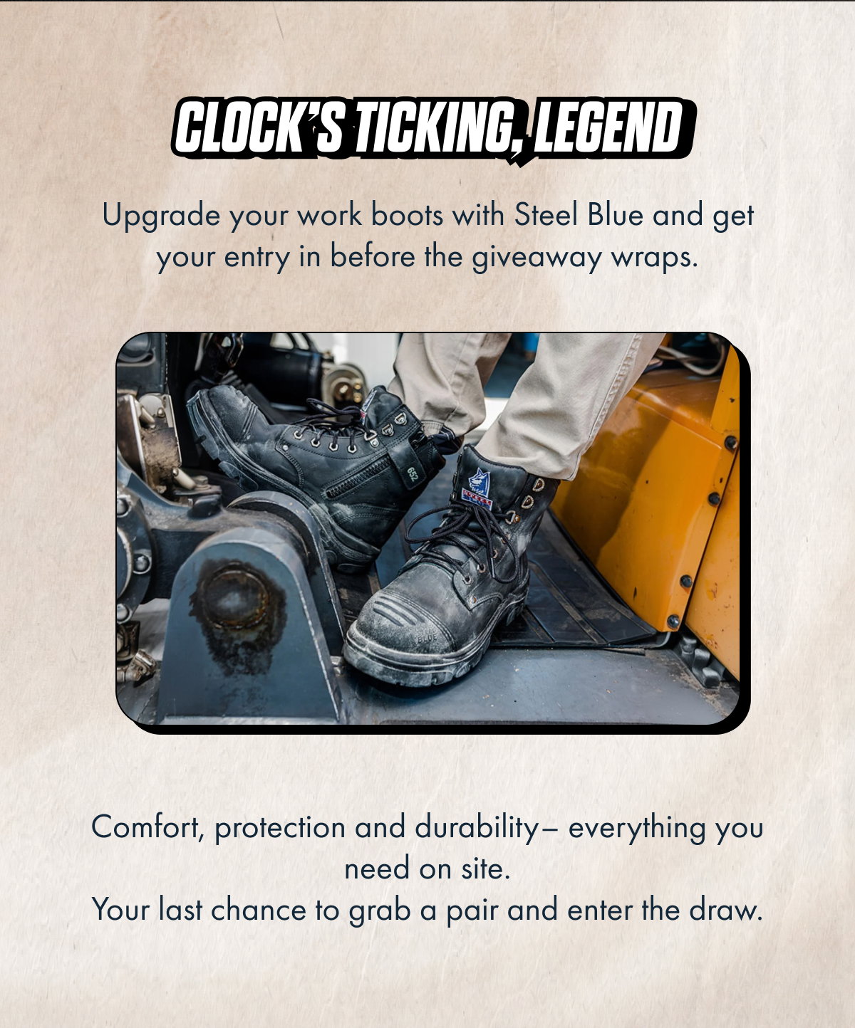 CLOCK'S TICKING LEGEND 