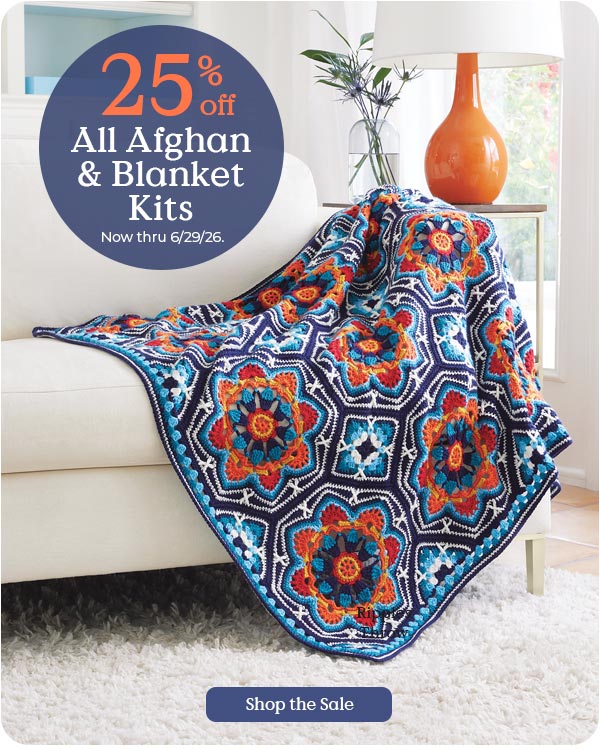 25% Off Afghan Kits