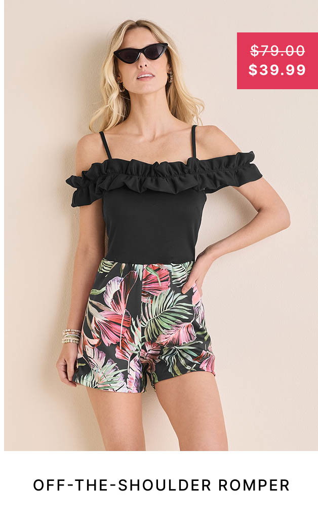 Off-The-Shoulder Romper
