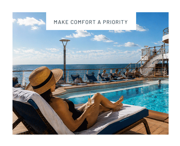 Make comfort a priority