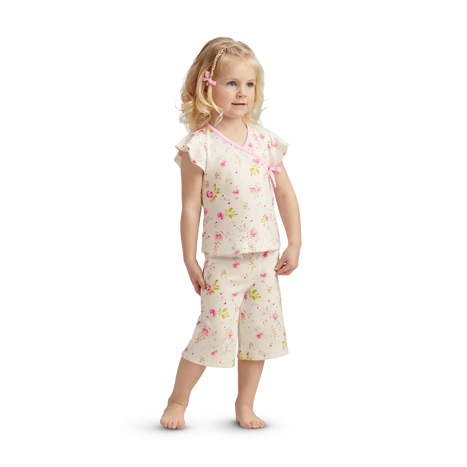 Image of Beautiful Blooms Pajamas for Little Girls