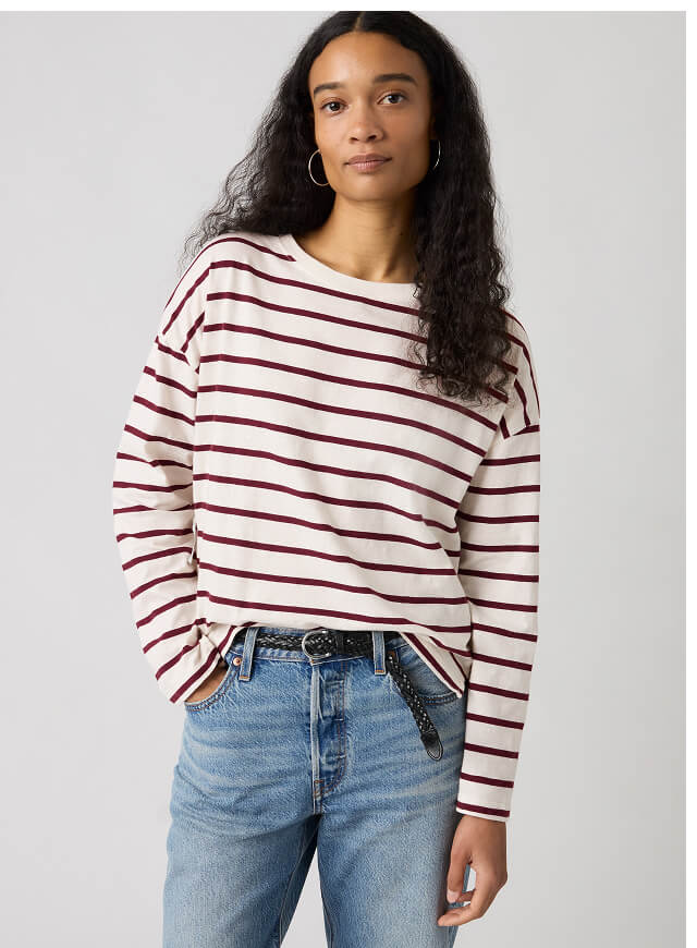 Levi's® Women's Julie Slub Long-Sleeve Tee