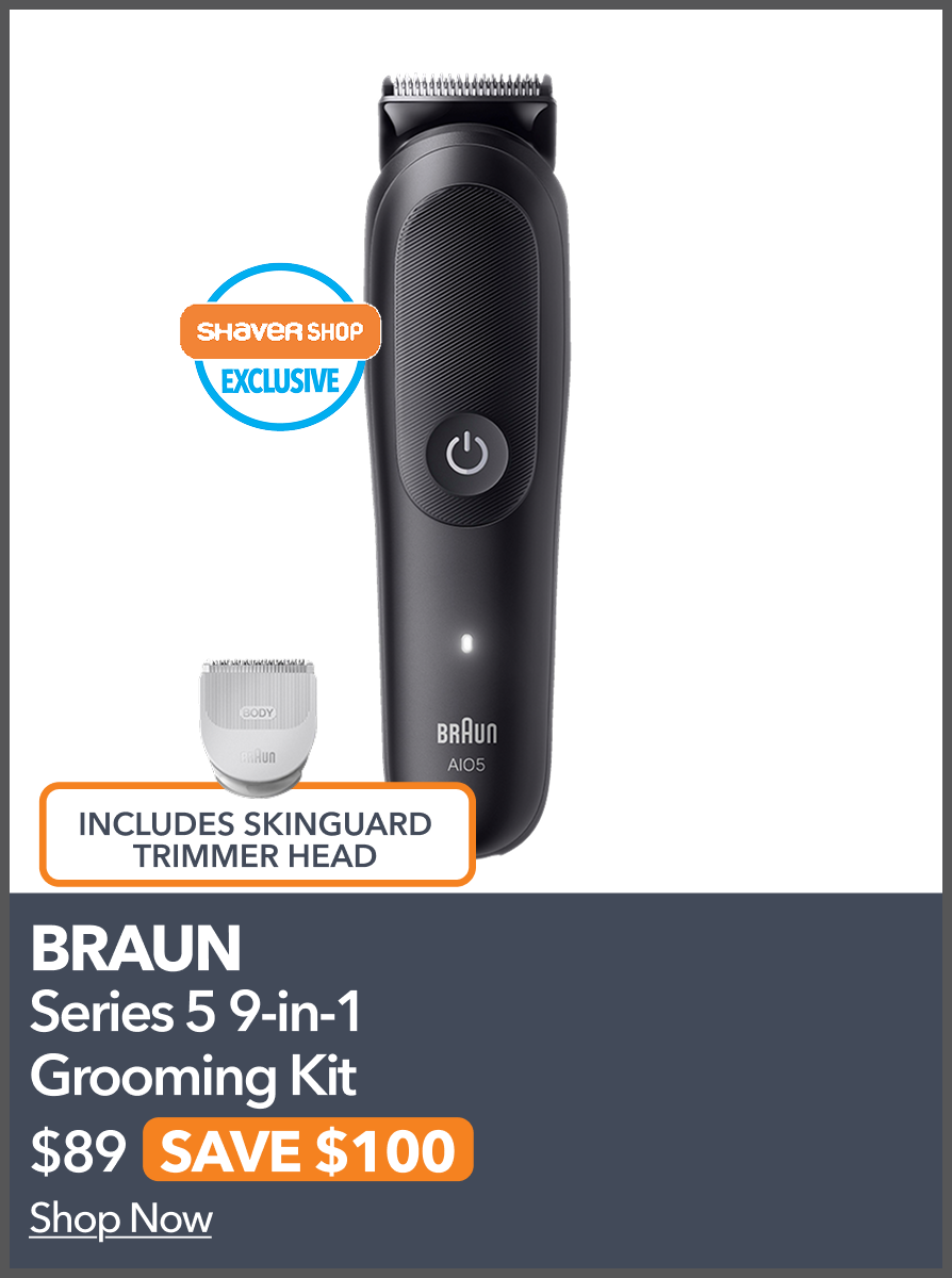 Series 5 9-in-1 Waterproof All-in-One Grooming Kit
