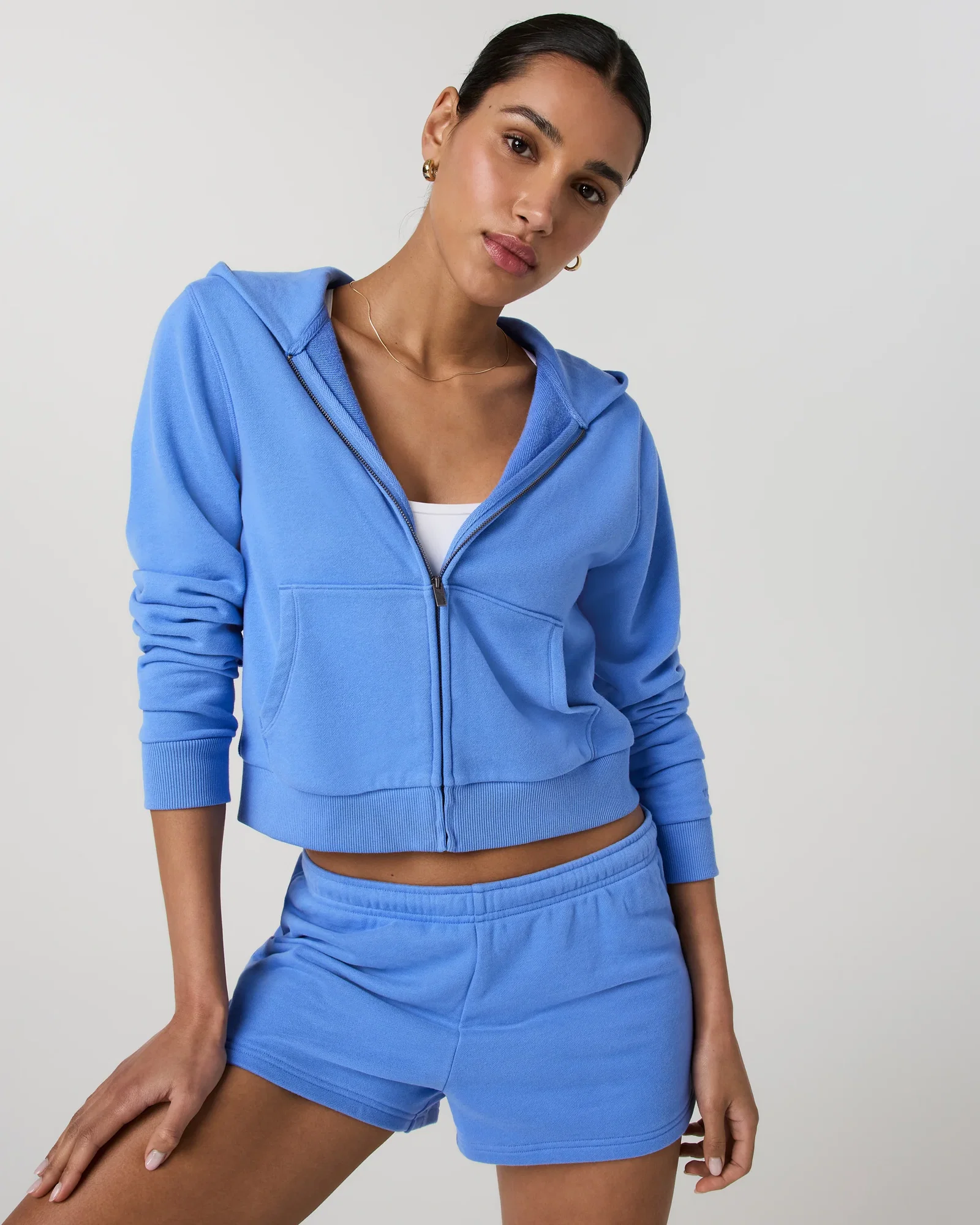 Image of Vuori Sedona Classic Full Zip | Riviera Blue